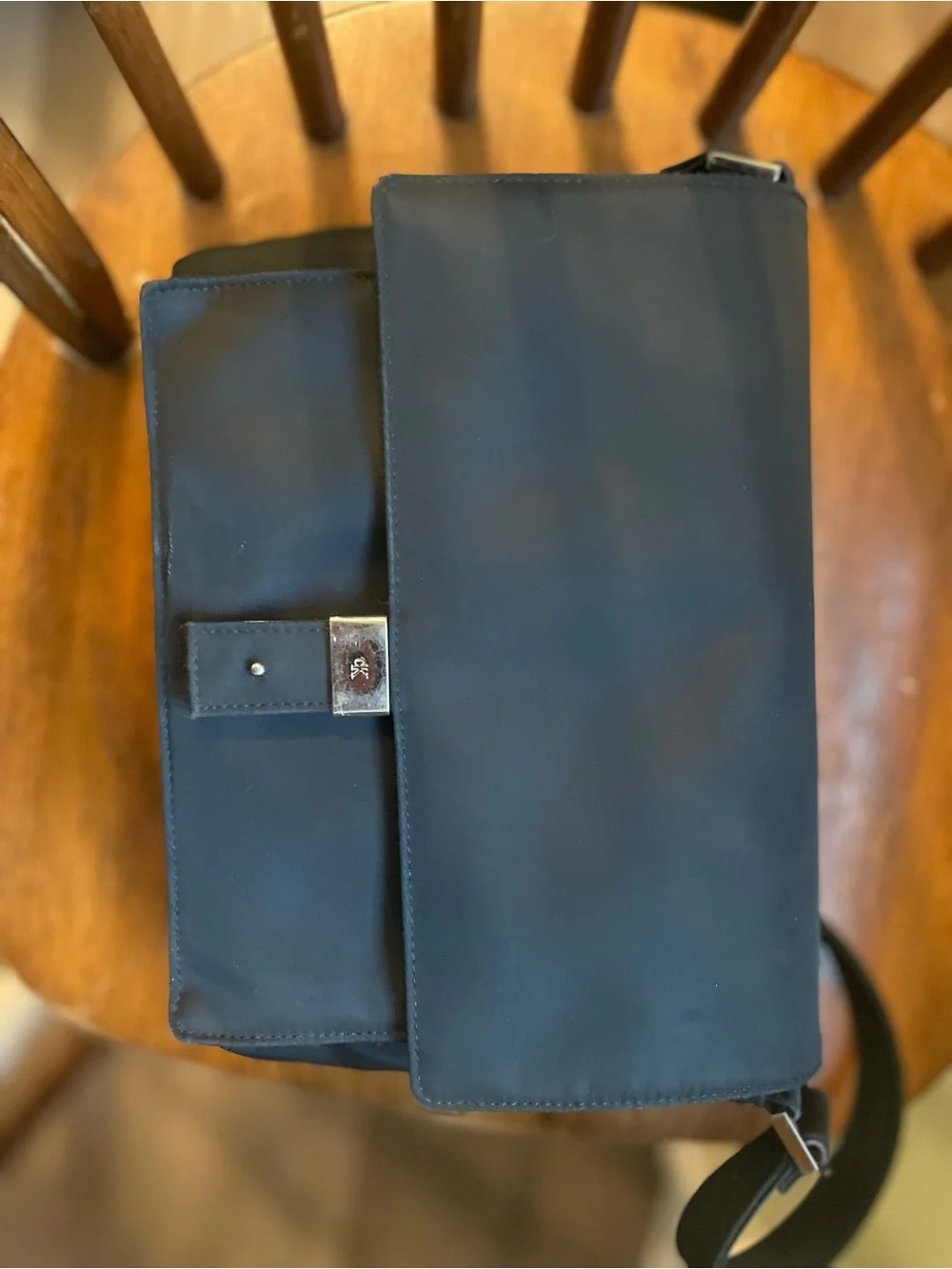 Black Men's Crossbody Bag - Classic Everyday Organizer